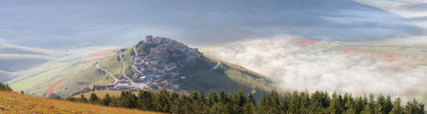 Europe, Italy, Umbria, Perugia district,Castelluccio of Norcia 