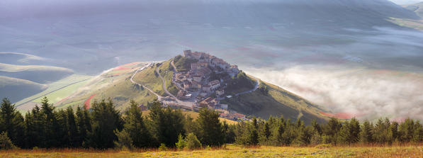 Europe, Italy, Umbria, Perugia district,Castelluccio of Norcia 