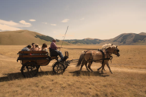 Europe,Italy,Umbria,Perugia district, Castelluccio di Norcia 
Sibillini Ranch 
