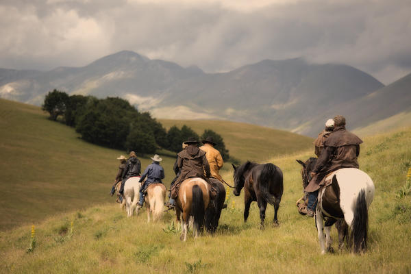 Europe,Italy,Umbria,Perugia district, Castelluccio di Norcia 
Sibillini Ranch 