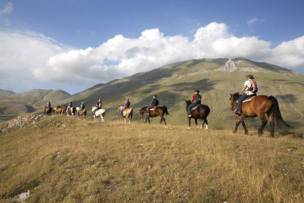 Europe,Italy,Umbria,Perugia district, Castelluccio di Norcia 
Sibillini Ranch 