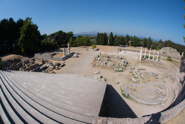 A big Archeological site, Asclepion in Kos, Grecia