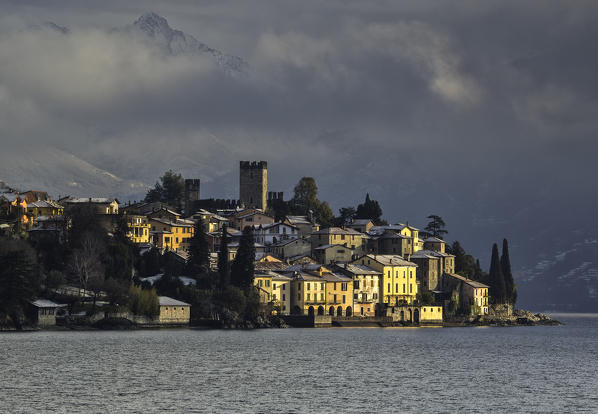 Italy, Lombardy, Como district. Como Lake,Rezzonico,san siro,