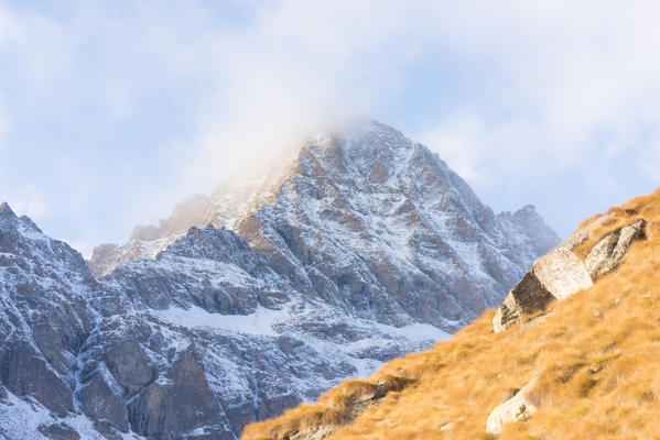 South face of Ciarforon, Orco valley, Gran Paradiso National Park, Piedmont, province of Turin, Italian alps, Italy