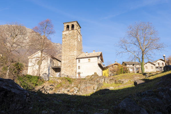 Tour d'Hereraz, Perloz, Lys Valley, Aosta Valley, Italian alps, Italy