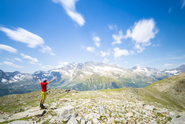 Boiret pass, Valle dell Orco, Gran Paradiso National Park, Province of Turin, italian alps, Italy