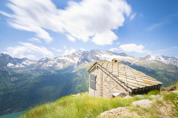 House of Park Guard of Le Cialme, Valle dell Orco, Gran Paradiso National Park, Province of Turin, italian alps, Italy