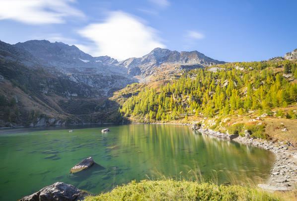 Frudiere lake, Vallon de Frudiere, Val d Ayas, Aosta Valley, Italian alps, Italy