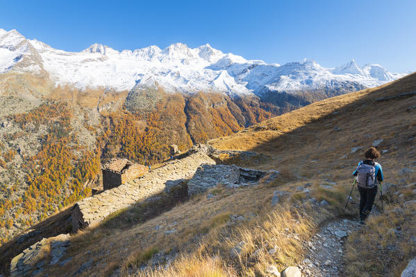 Meyes, Valsavarenche, Gran Paradiso National Park, Aosta Valley, Italian alps, Italy