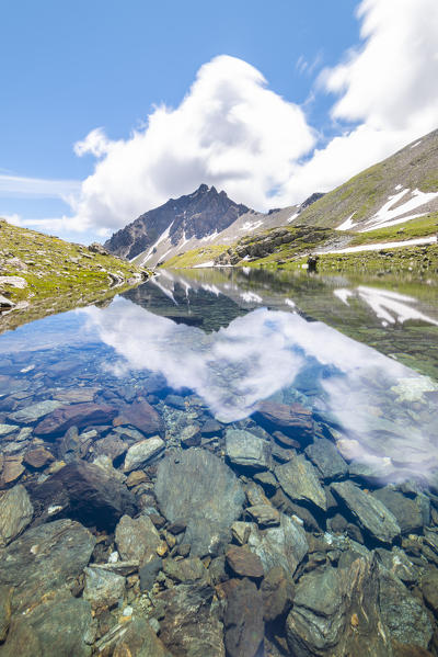 Ars lake, Vallon d Ars, Gran San Bernardo valley, Aosta Valley, Italian alps, Italy