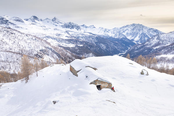 Alpe Cucaz, Val d Ayas, Aosta Valley, italian alps, Italy