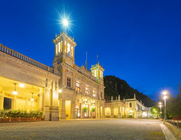 Casinò of San Pellegrino, San Pellegrino Terme, Val Brembana, Alpi Orobie, province of Bergamo, Lombardy, Italian alps, Italy