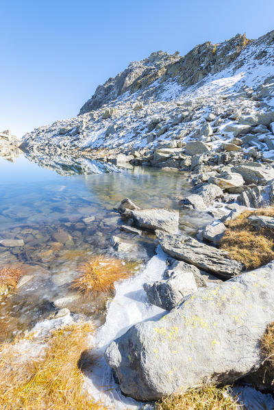 Lac Cornouy, Vallon de la Mandaz, Valle di Champorcher, Aosta Valley, Italian alps, Italy