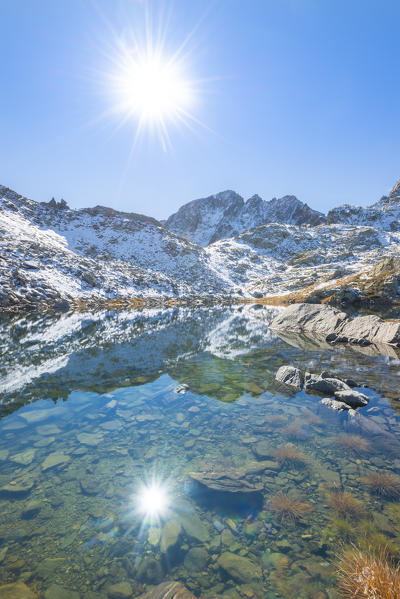 Lac Cornouy, Vallon de la Mandaz, Valle di Champorcher, Aosta Valley, Italian alps, Italy