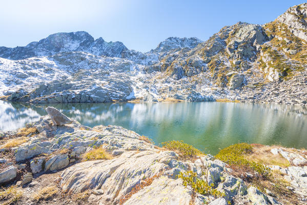 Lake Cornouy, Vallon de la Mandaz, Valle di Champorcher, Aosta Valley, Italian alps, Italy