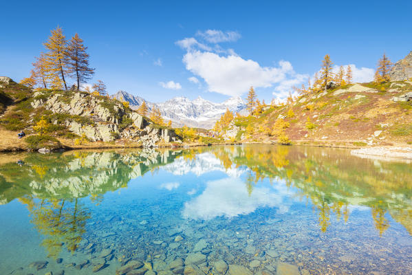 Bellagarda lakes, Ceresole Reale, Valle dell Orco, Gran Paradiso National Park, Italian alps, Province of Turin, Piedmont