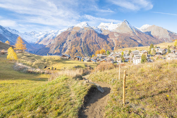 Gimillan, Cogne valley, Gran Paradiso National Park, Valle d'Aosta, Italian Alps, Italy