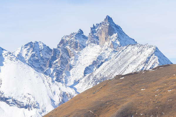 Gran Nomenon seen from  Grauson valley, Cogne valley, Valle d'Aosta, Italian Alps, Italy