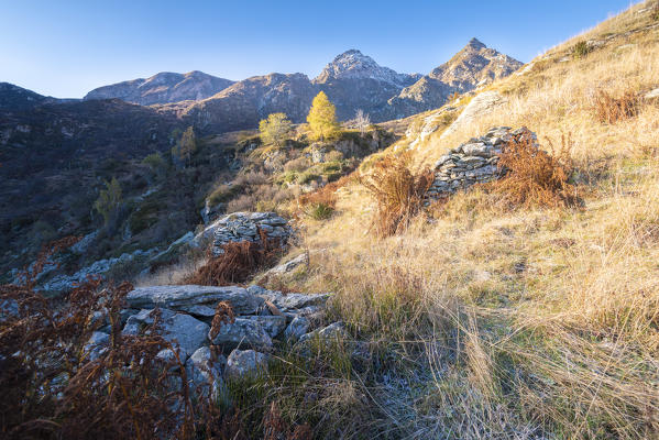 Vallone del Rio Bianetto, Locana, Valle dell Orco, Province of Turin, Graian alps, Piedmont, Italy