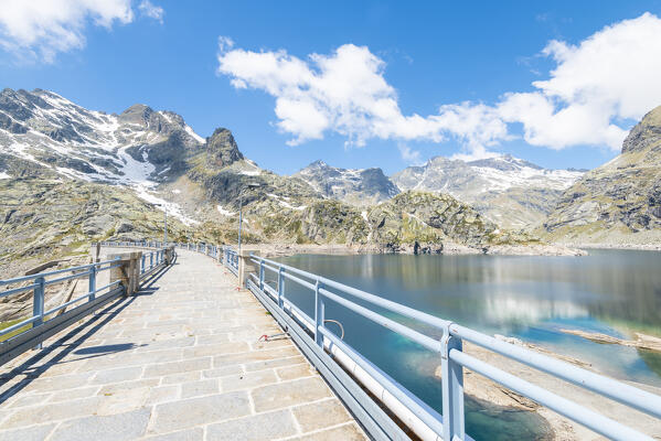 Truzzo lake, Valle del Drogo, Valle Spluga, province of Sondrio, Lombardy, Italian alps, Italy