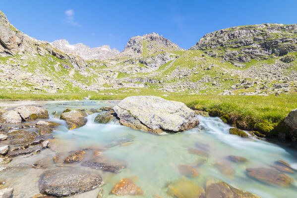 Vallone di Noaschetta, Valle dell Orco, Gran Paradiso National Park, Province of Turin, italian alps, Piedmont, Italy