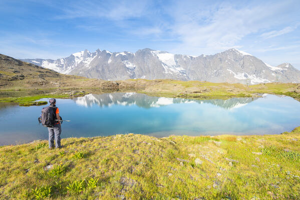San Martino lake, Valgrisenche, Vallee d Aoste, Italian alps, Italy