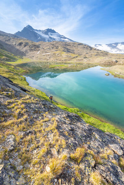 San Martino lake, Valgrisenche, Vallee d Aoste, Italian alps, Italy