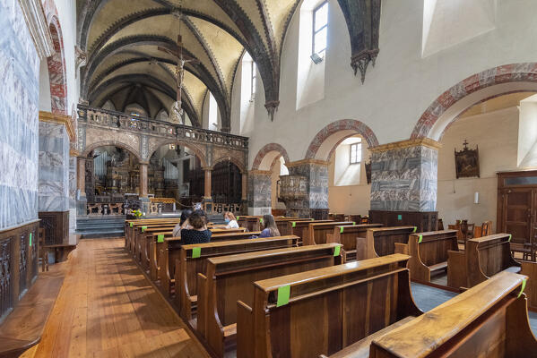 Sant Orso church, Aosta, Vallee d Aoste, Italian alps, Italy
