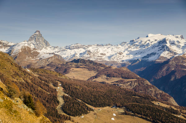 Valtournenche and Cervino, Aosta Valley, Italy, Italian alps