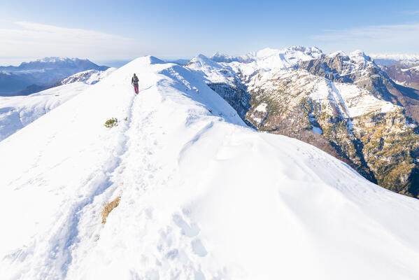 Pizzo Baciamorti, Taleggio valley, Val Brembana, Orobie alps, Lombardy Italian alps, Italy