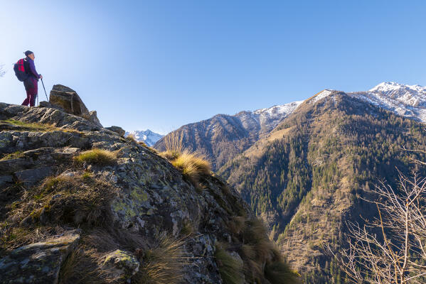 Tete du Mont, Champorcher valley, Valle d Aosta, Italian alps, Italy