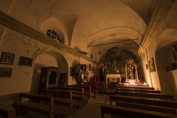 The church of San Besso, Valle Soana, Gran Paradiso National Park, Piedmont, Italy, Italian alps
