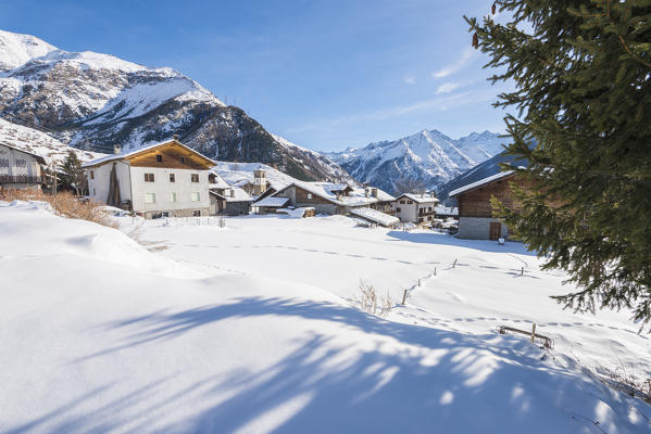 Gimillian, Cogne Valley, Gran Paradiso National Park, Aosta Valley, Italian alps, Italy