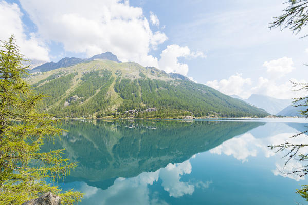 Lake of Ceresole, Ceresole Reale, Valle dell'Orco, Gran Paradiso National Park, Piedmont, Italian alps, Italy