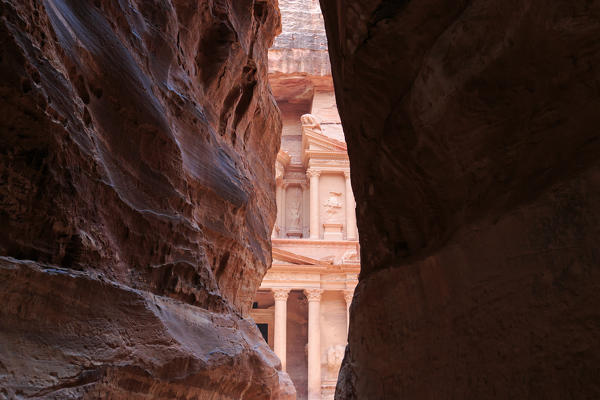 The Treasury,Al Khazneh, in Petra, Jordan