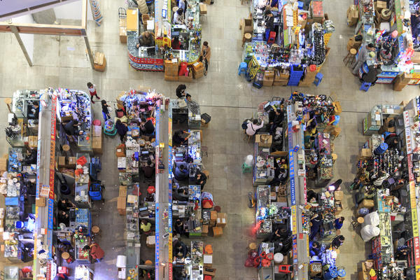 Interior of the HQ Mart one of the biggest mall selling electronic devices in Shenzhen, China