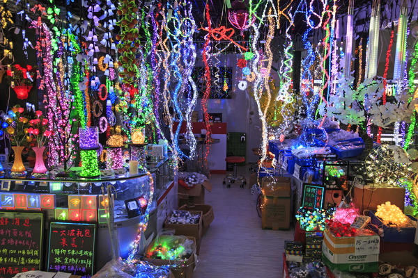 Interior of the HQ Mart one of the biggest mall selling electronic devices in Shenzhen, China