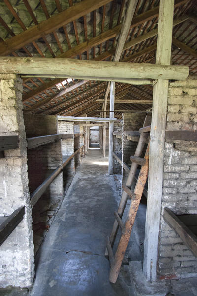 Dormitory of Birkenau concentration camp