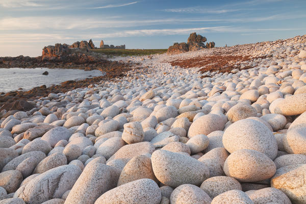 Ouessant island, Brittany, France. A beach near Pointe de Pern, the most westerly point of the Ouessant island