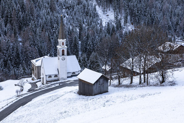 Saint John (San Giovanni), a little village in Livinallongo del Col di Lana municipality, Agordino, Belluno, Veneto, Italy