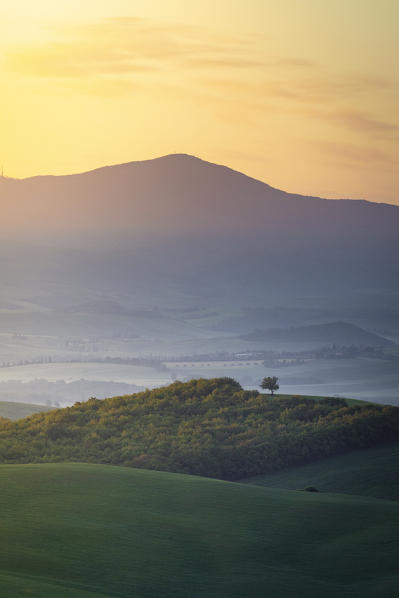 Tuscany hills near Pienza, Val d'Orcia, Italy 