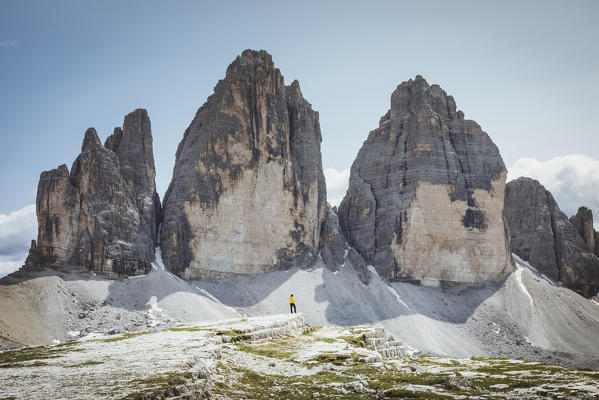 Tre cime di Lavaredo natural park, Dolomites, South Tyrol, Italy