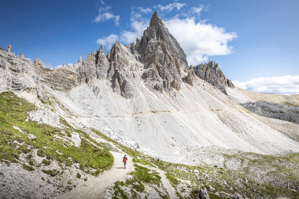 Tre cime di Lavaredo natural park, Dolomites, South Tyrol, Italy