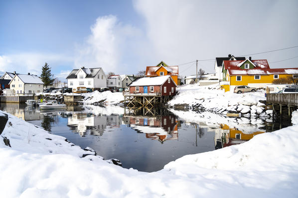 Henningsvaer, Lofoten Islands, Nordland, Norway.