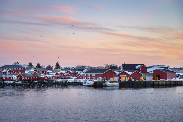 Reine village, Lofoten Islands, Nordland, Norway.