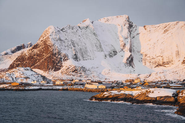 Hamnoy village, Lofoten Islands, Nordland, Norway.