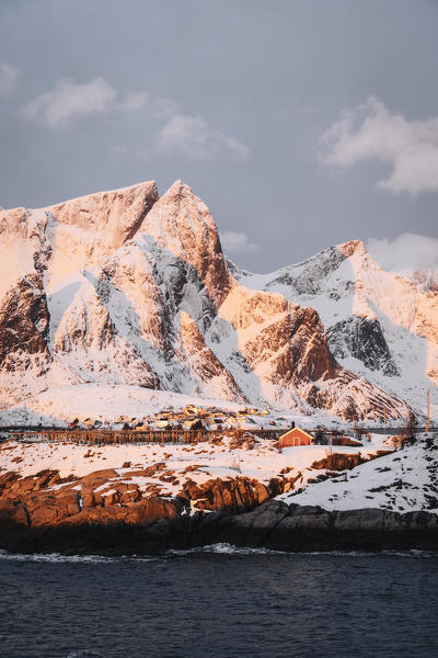 Hamnoy village, Lofoten Islands, Nordland, Norway.