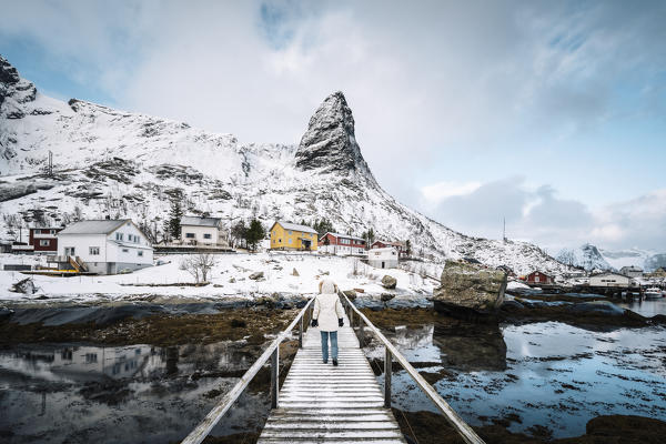 Reine village, Lofoten Islands, Nordland, Norway.