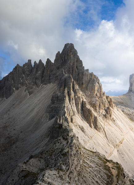 Paterno Mountain during sunset. Bolzano province, Trentino Alto Adige, Italy 