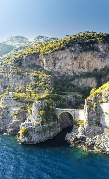 Fiordo di Furore, Amalfi Coast, Campania, Italy.
